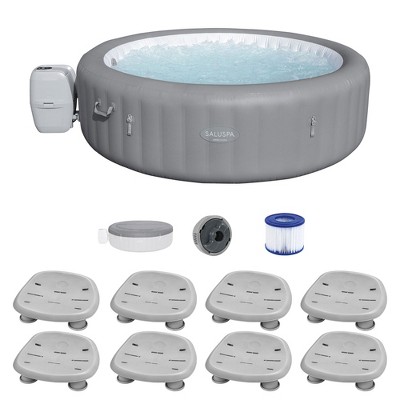 Bestway Saluspa Santorini Hydrojet Inflatable Hot Tub With Energysense ...