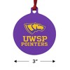 University of Wisconsin-Stevens Point Pointers Logo Aluminum Holiday Christmas Tree Ornament - 3 of 4