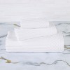 Modern Ribbed Cotton  Assorted Towel Set by Blue Nile Mills - 2 of 4