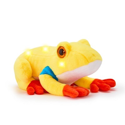 FAO Schwarz 10" Glow Brights Dart Frog Plush - Yellow