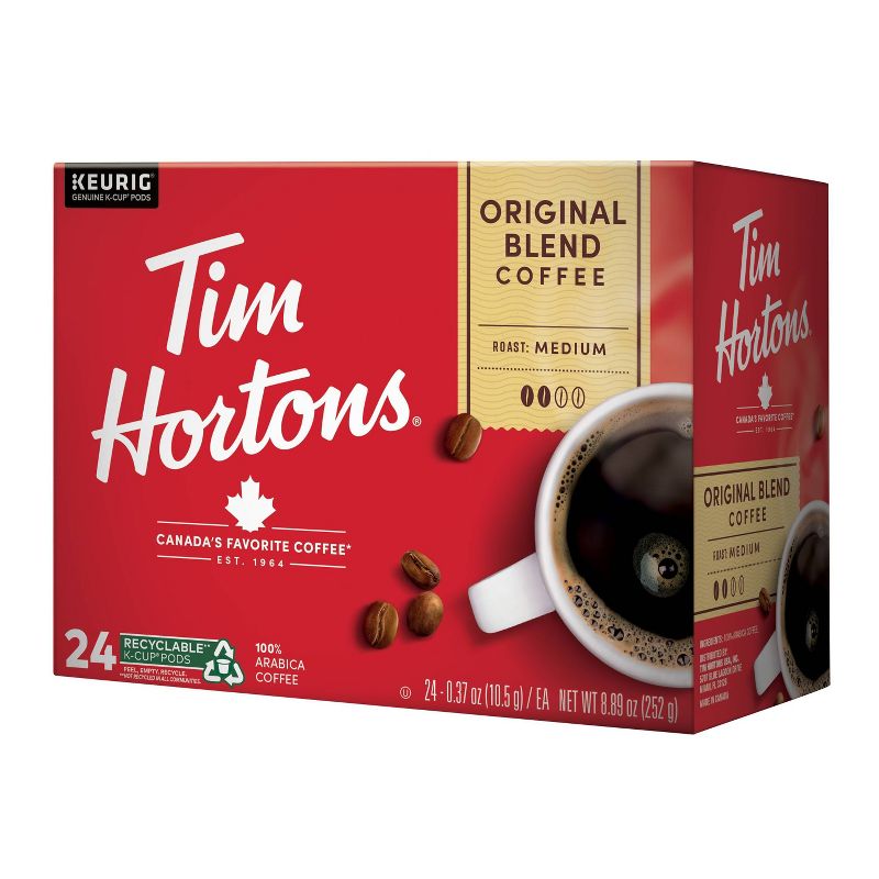 Tim Hortons Original Blend Medium Roast Coffee Pods - 24ct, 4 of 14