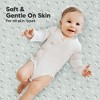 KeaBabies Mini Crib Sheets for Baby Girls, Boys, 2-Pack Soothe Pack and Play Sheets Fitted, Organic Pack N Play Mattress Sheet - 4 of 4