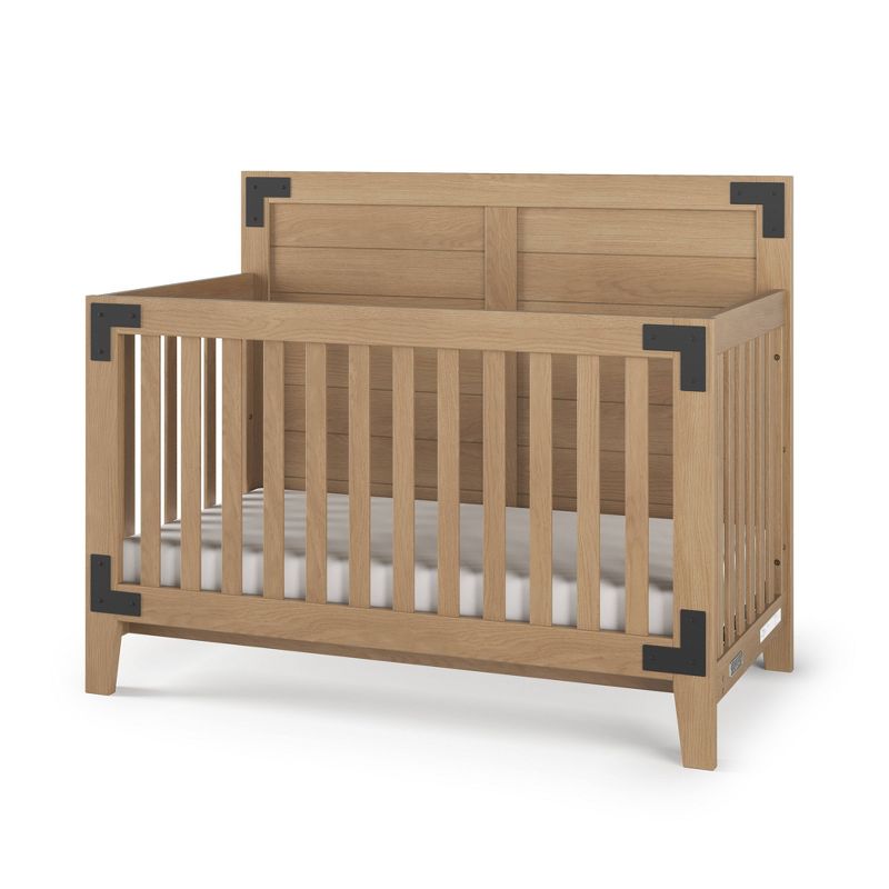 Child Craft Lucas 4-in-1 Convertible Crib - Nutmeg, 1 of 8
