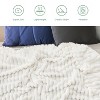 Cozy Comfort by Bedsure | 260GSM Bed Blanket With Chunky Corduroy Throw Size White - 3 of 4