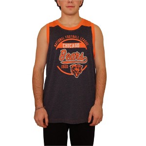 STARTER Mens Chicago Bears Tank Top, Orange, Large - 1 of 4