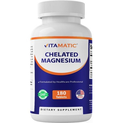 Vitamatic Chelated Magnesium 300mg - 180 Tablets