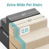 Cozy Kiss Modular Foam Pet Stairs, Portable Dog Steps for Couch and Bed with Removable Design - 3 of 4
