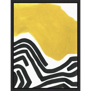 Amanti Art Color Block Maze I by June Erica Vess Canvas Wall Art Print Framed 18 x 24-in. - 1 of 4