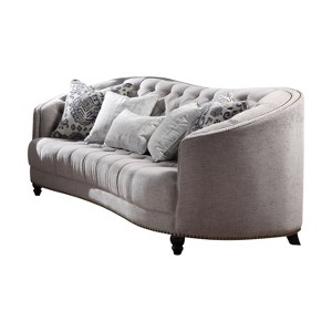 Acme Furniture Saira Sofa Light Gray