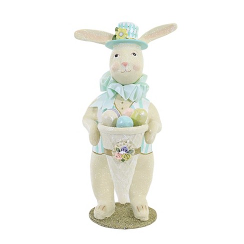 Heather Myers 9.25 In Lindor Bunny Rabbit Easter Eggs Figurines : Target