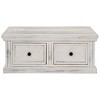 vidaXL Coffee Table White Solid Mango Wood 27.6 in x 27.6 in x 11.8 in - 2 of 4