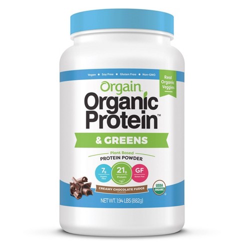 Orgain Organic Protein & Greens Dietary Supplement Powder - Chocolate ...