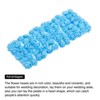 Unique Bargains Decorative Artificial Flower Rose Heads 144 Pcs Sky Blue - 4 of 4