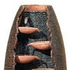 Nathan Seven Cascade 35" High Large Rustic Indoor Outdoor Decor Resin Floor Fountain with Light LED Cut-Away Outside Garden Patio - 3 of 4