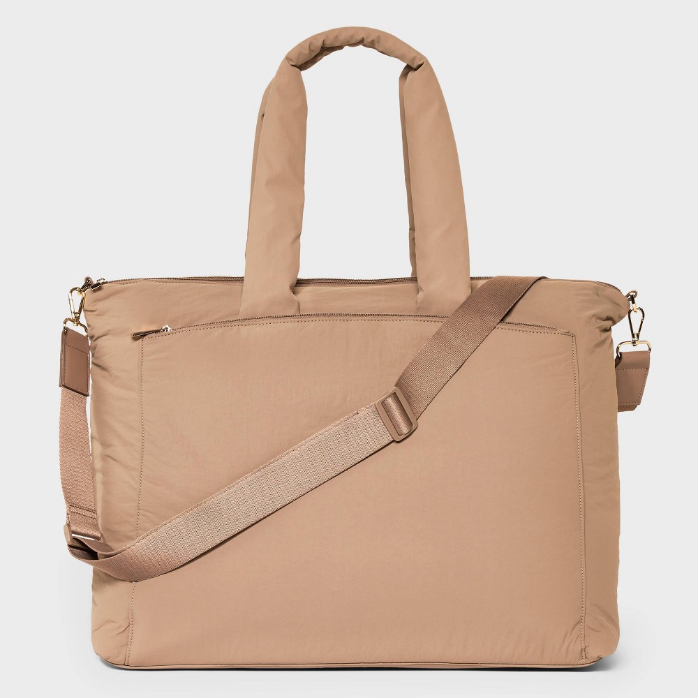 Photos - Travel Accessory Soft Weekender Bag - A New Day™ Brown
