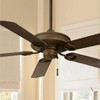 54" Minka Aire Rustic Indoor Outdoor Ceiling Fan Oil Rubbed Bronze Dark Maple Wet Rated for Patio Exterior House Home Porch Gazebo - 2 of 4