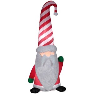 Gemmy Christmas Inflatable Santa Gnome, 5 ft Tall, Multi - 1 of 4