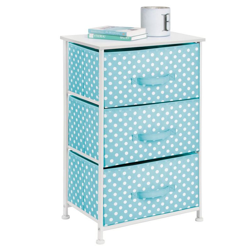 mDesign Fabric 3-Drawer Closet Storage Organizer Furniture Unit, 3 of 5