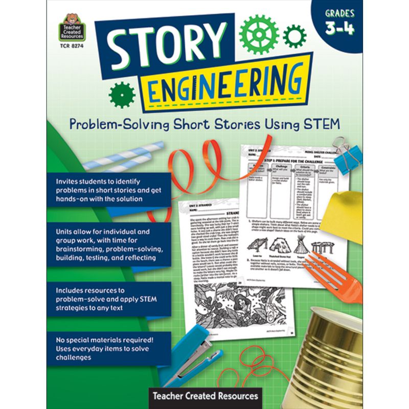 Teacher Created Resources Story Engineering: Problem-Solving Short Stories Using STEM, 1 of 2