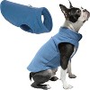 Gooby Fleece Vest, Small Dog Pullover Fleece Jacket with Leash Ring, Clay, Large - 2 of 2