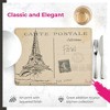 Pimpernel Postcard Sketches Placemats Set of 4 - 15.7 x 11.7 Inch - 3 of 4