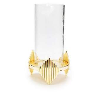 Classic Touch Gold Design Candle Holder