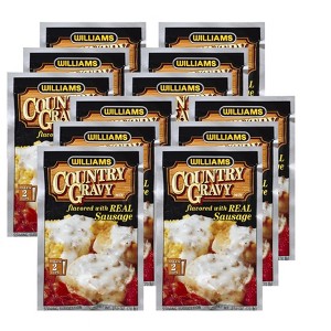 Williams Country Gravy Mix With Real Sausage - Case of 12/2.5 oz - 1 of 4