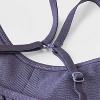 Girls' 2pk Seamless Ruched Bra - art class™ Gray/Black - 4 of 4