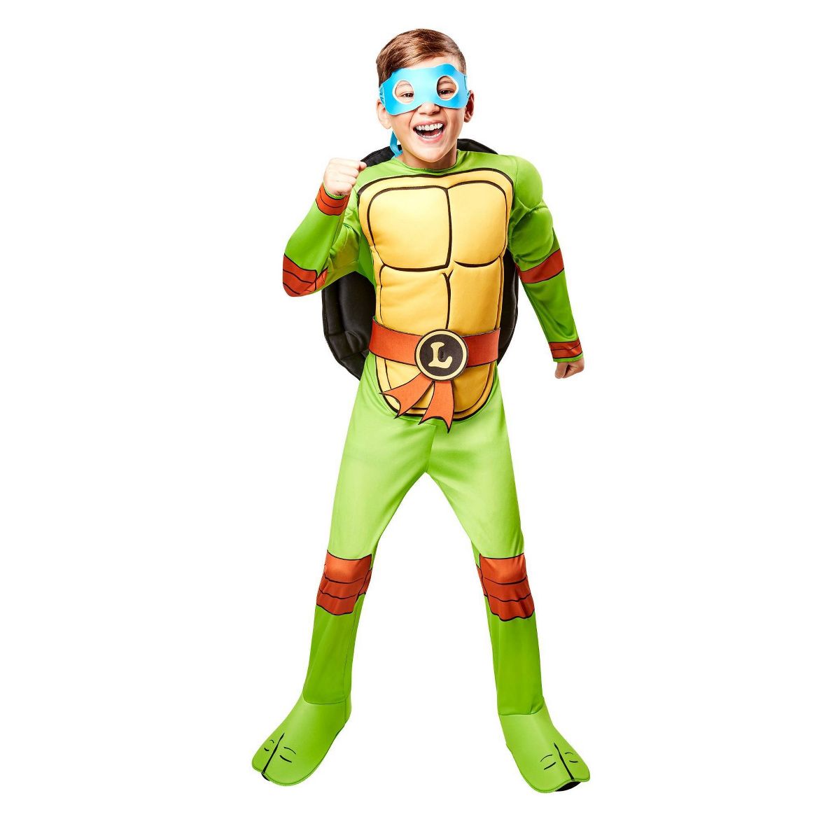 Rubies Teenage Mutant Ninja Turtles Raphael/Donatello/Leonardo and Michelangelo Boys' 4-in-1 Costume Jumpsuit - thumbnail 5