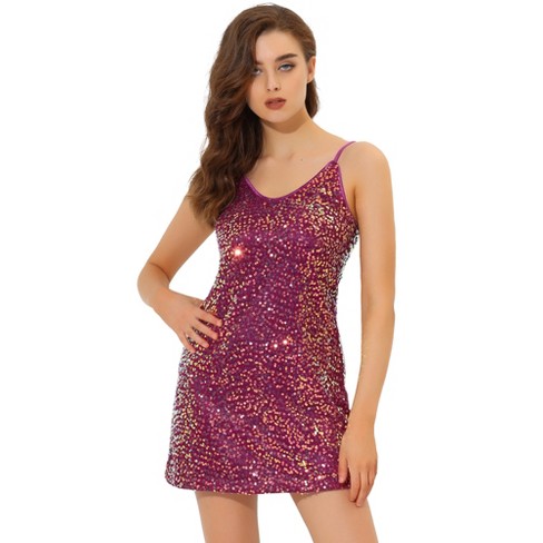 SHEIN Plus Glitter Star Print Mesh Overlay Dress