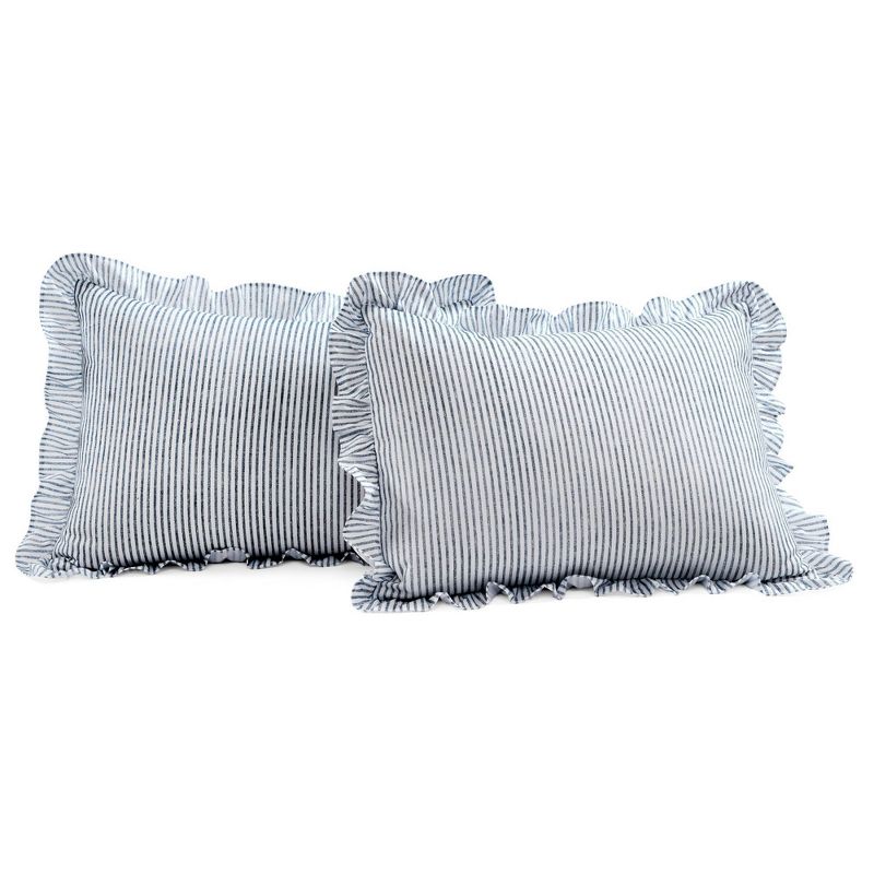 Ticking Stripe Bedspread - Lush D&#233;cor, 4 of 15
