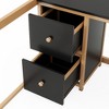 NicBex Full Loft Bed with Desk Metal Bed Frame with 4 Drawers, Long Storage Shelves, Ladder and Full Length Guardrail, No Box Spring Required - 4 of 4