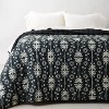 Palm Frond Printed Quilt Black/Off-White - Opalhouse™ designed with Jungalow™ - 3 of 4