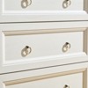 FONTOI Dressers, Tall Dressers with Wood Top and 6 Drawers, Dressers Organizer for Bedroom Entryway Hallway, White, 54"*31.5"*15.8" - 4 of 4
