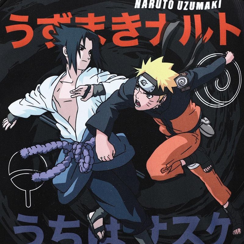 Naruto Anime Cartoon Naruto & Sasuke Character Backpack, 4 of 7