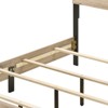 TiramisuBest Wood Queen Bed, 84x64x50 inches, 82 lbs, w/ Rectangular Headboard & Tapered Legs - 4 of 4