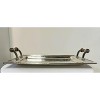 Essential Decor & Beyond 3-Piece Set Aluminum Rectangular Tray With Handle - 4 of 4