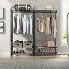 Artloge Extra Large Metal Clothes Rack Rail Dress Hanging Garment Organiser Closet Storage Portable Stand With 3 Tier Shelves for Home Bedroom - 4 of 4