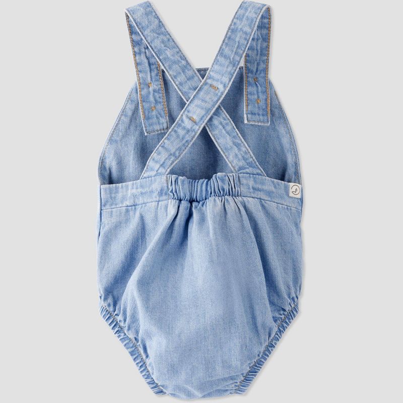 Little Planet by Carter's Organic Baby Chambray Bubble Jumpsuit, 2 of 5
