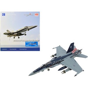 McDonnell Douglas F/A-18C Hornet Aircraft "NE400, VFA-34 Blue Blasters" (2015) US Navy 1/72 Diecast Model by Hobby Master - 1 of 4