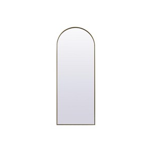Elegant Lighting Metal Frame Arch Full Length Mirror 28x74 - 1 of 4