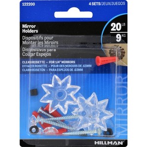 Hillman AnchorWire Mirror Heavy Duty Mirror Holder 1 lb 4 pk (Case of 10) - 1 of 1