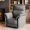 Garvee Power Recliner, Swivel Rocking Gliding Nursery Recliner Chair with Double Handrail & Side Pockets, Comfy Rocker Chenille Recliner - 4 of 4