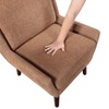 NicBex Accent Chair  Chenille Upholstery Lounge Chair Solid Wood Legs Reading Chair Comfy Chair for Living Room, Orange - 4 of 4