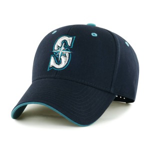 MLB Seattle Mariners Boys' Moneymaker Snap Hat: Team Logo Adjustable Baseball Cap - 1 of 2