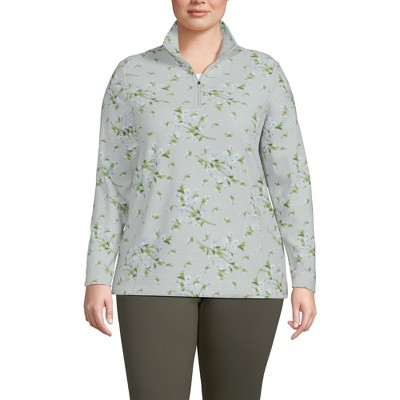 Lands' End Women's Anyweather Fleece Quarter Zip Pullover