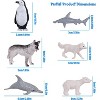 26-Piece Small Polar Animal Figurines Set, Realistic Penguin, Polar Bear & Seal Toys for Educational Play and Cake Decor - 2 of 4