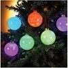 Kurt Adler Indoor Continuous Color-Changing Glass Ball LED String Light Set, 6 Lights, Multicolored, 12.5ft - 2 of 3