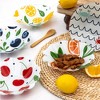 Pavilion Gift Company - Blueberries - 6" Glass Bowl - Dining Bowls - 4 of 4