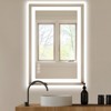 FURNIinspire Bathroom Vanity Mirrors 3 Modes Adjustable Brightness Mirror Rectangle Anti-Fog Mirror, Wall Mount Bathroom Mirror, Clear, 36"*24" - 2 of 4